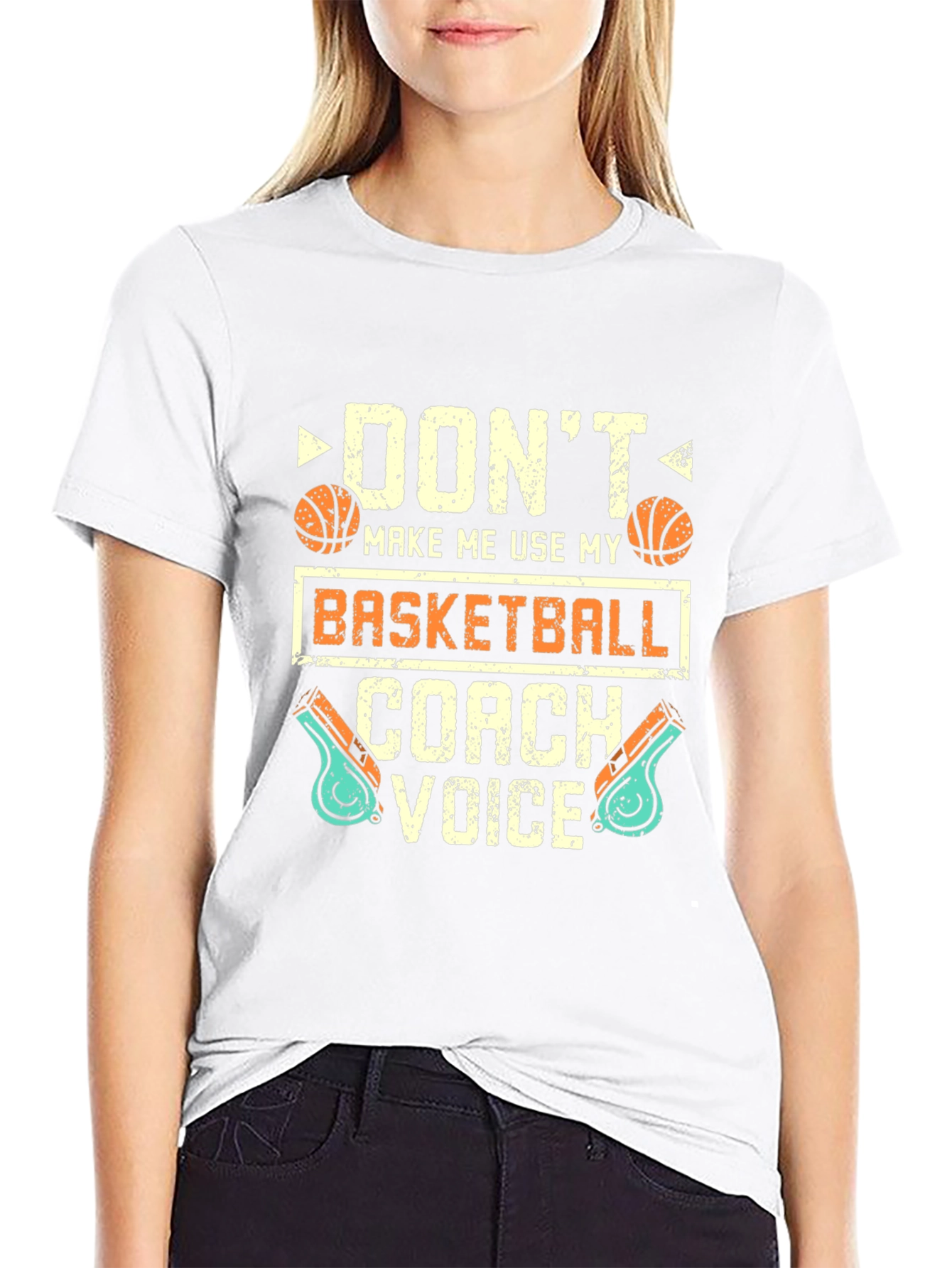 Basketball Coach Voice Graphic T-Shirt