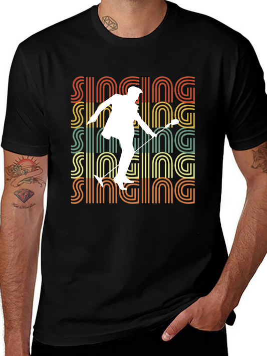 Retro Singing T-Shirt - Vintage Singer Graphic Tee
