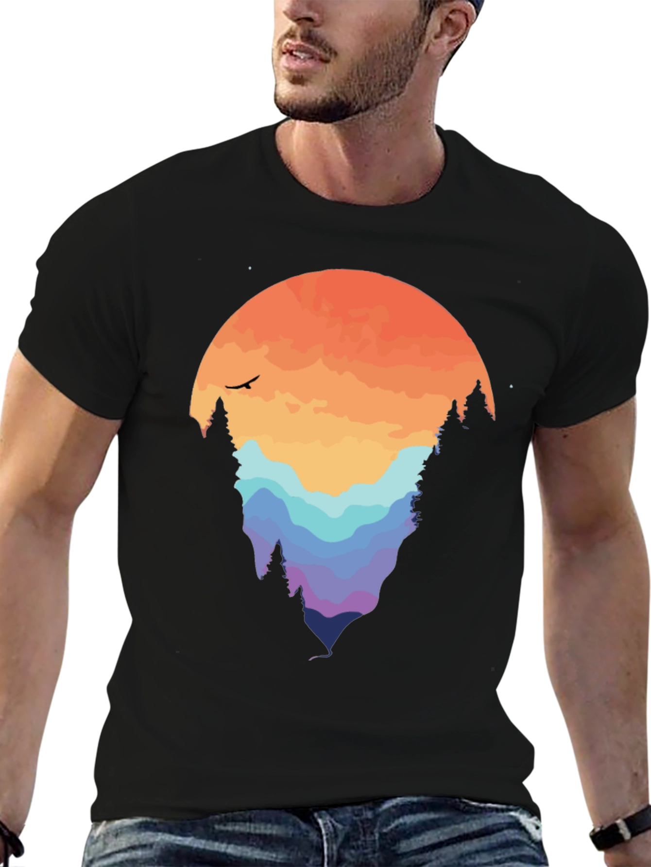 Sunset Mountain Graphic Tee