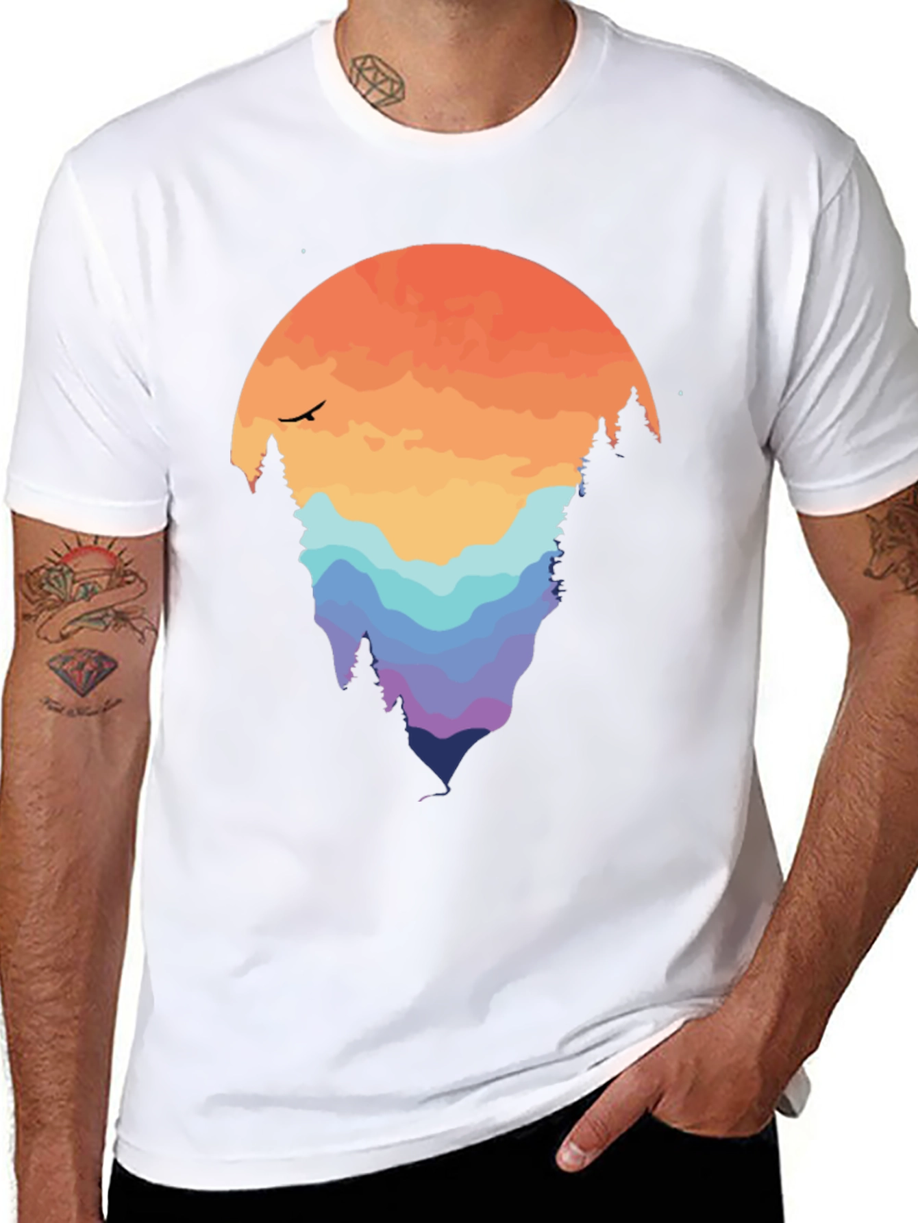 Sunset Mountain Graphic Tee
