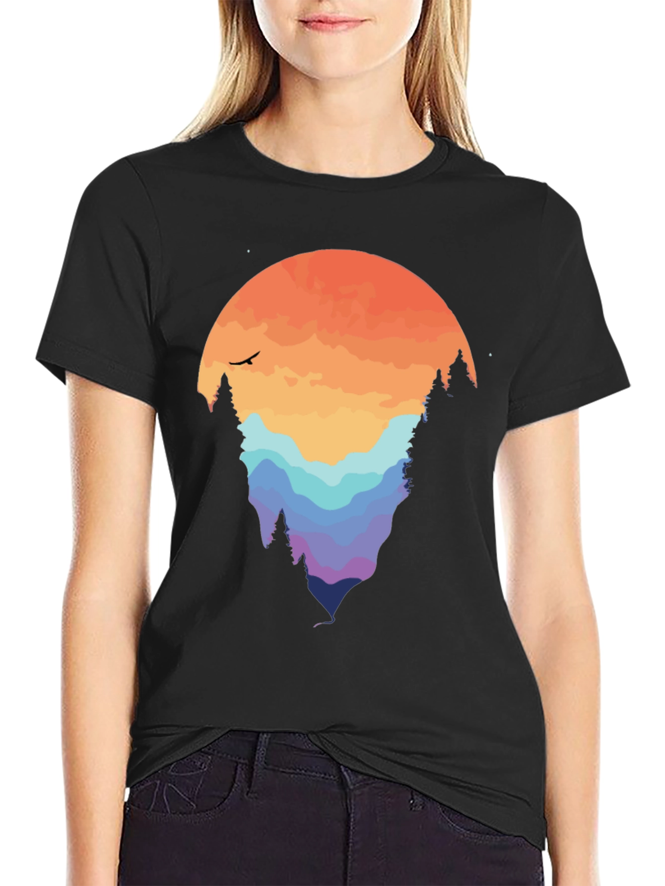 Sunset Mountain Graphic Tee