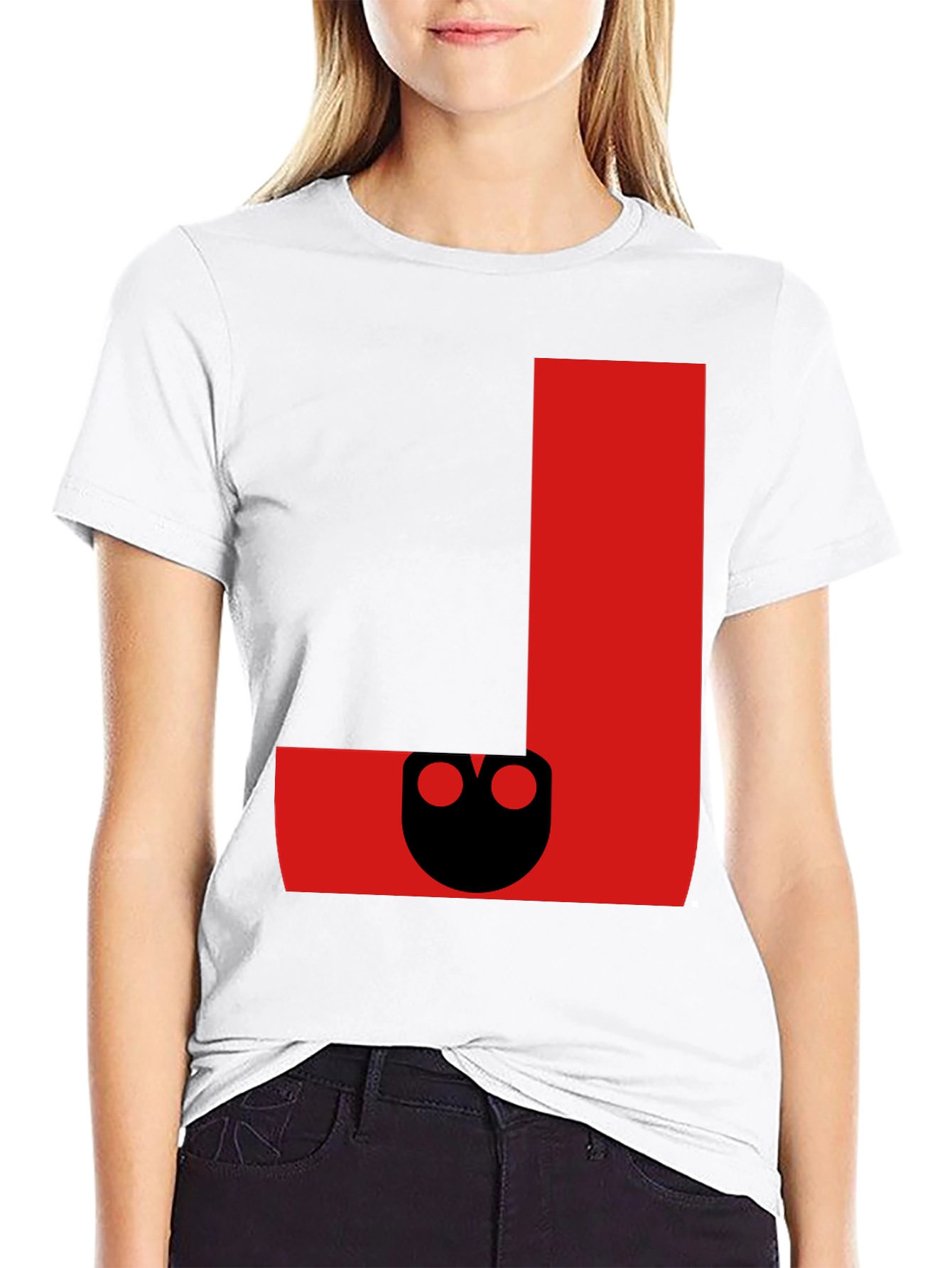 Red Abstract Graphic T-Shirt