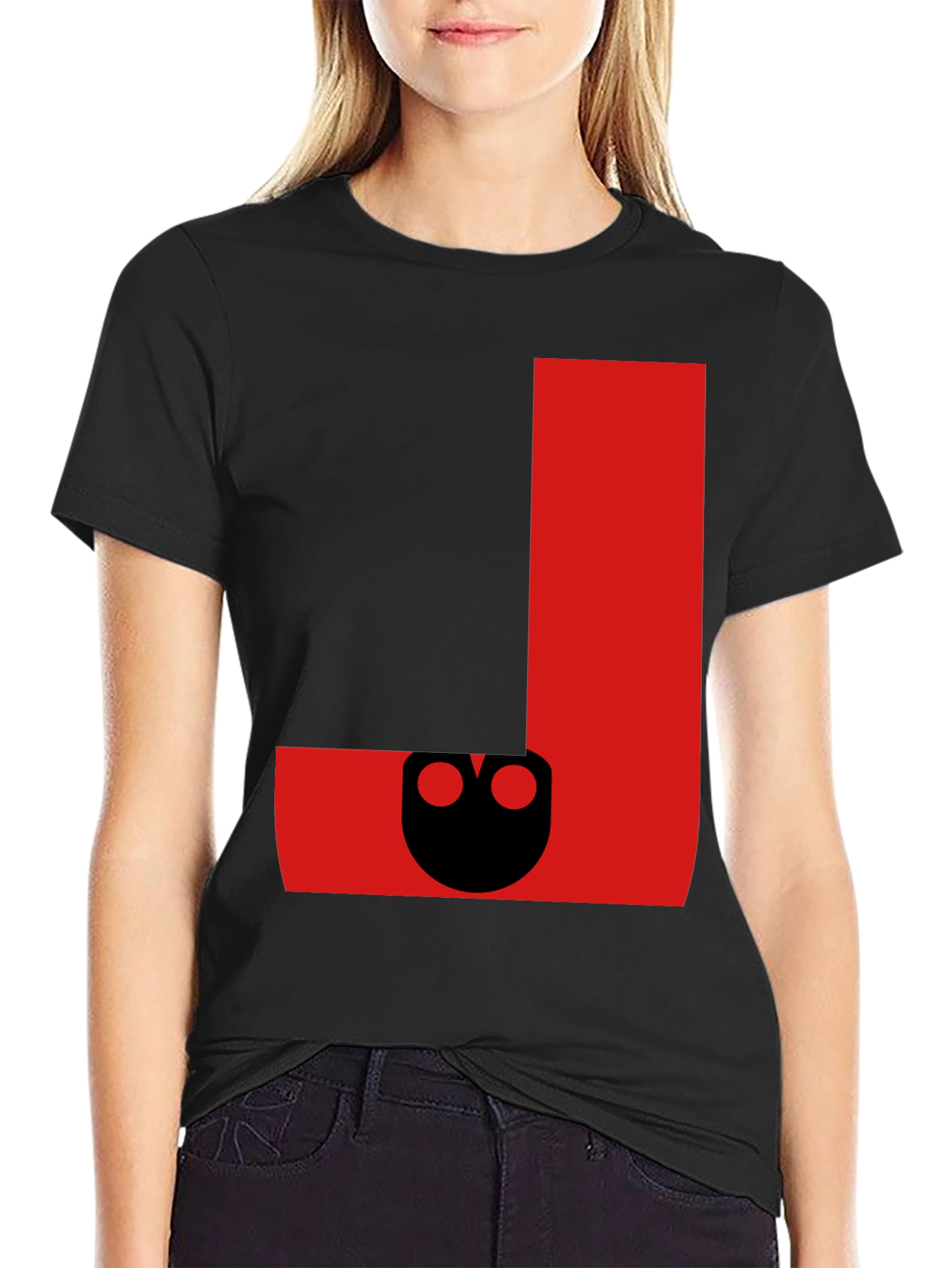 Red Abstract Graphic T-Shirt