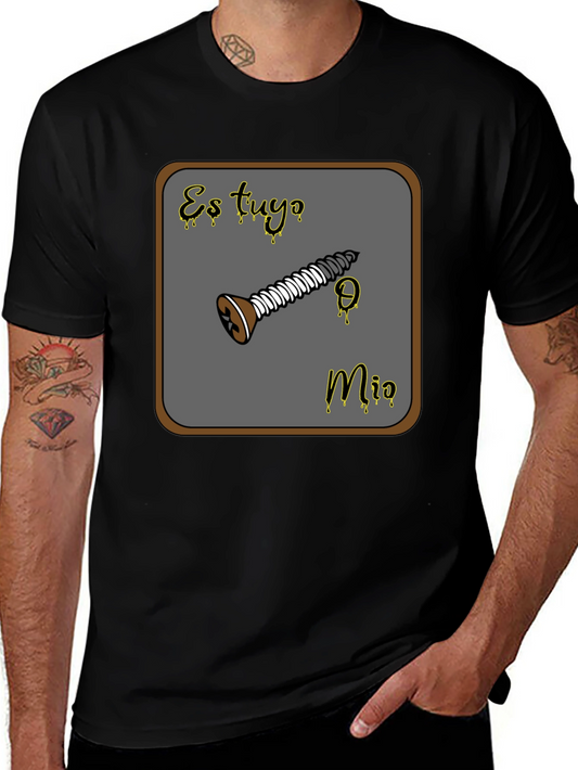 Es Tuyo Mio Screw Graphic T-Shirt