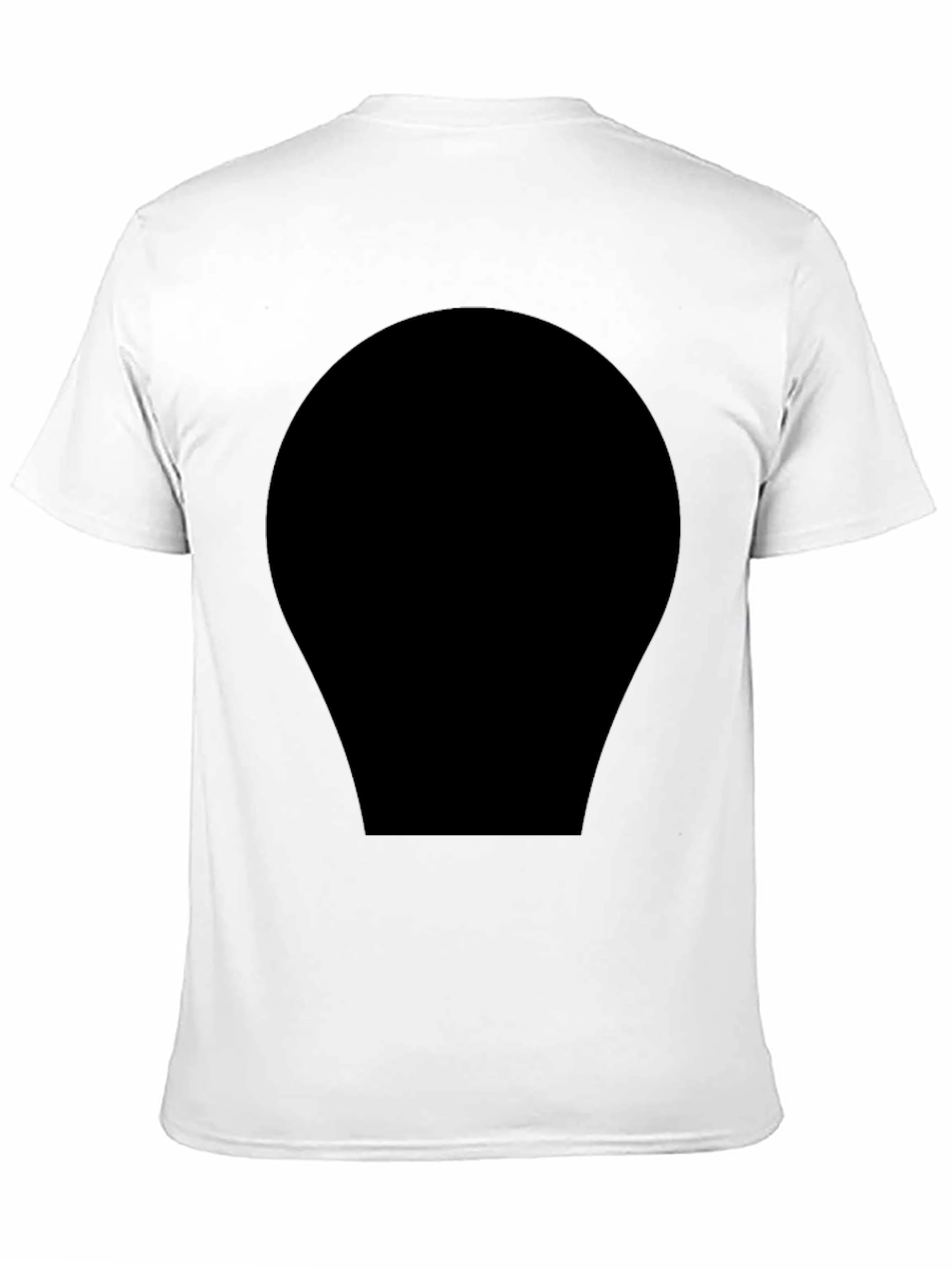 Mens Classic Black Crew Neck T-Shirt