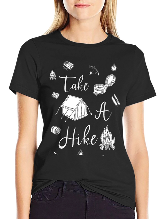 Take A Hike Graphic Tee - Camping Lovers T-Shirt