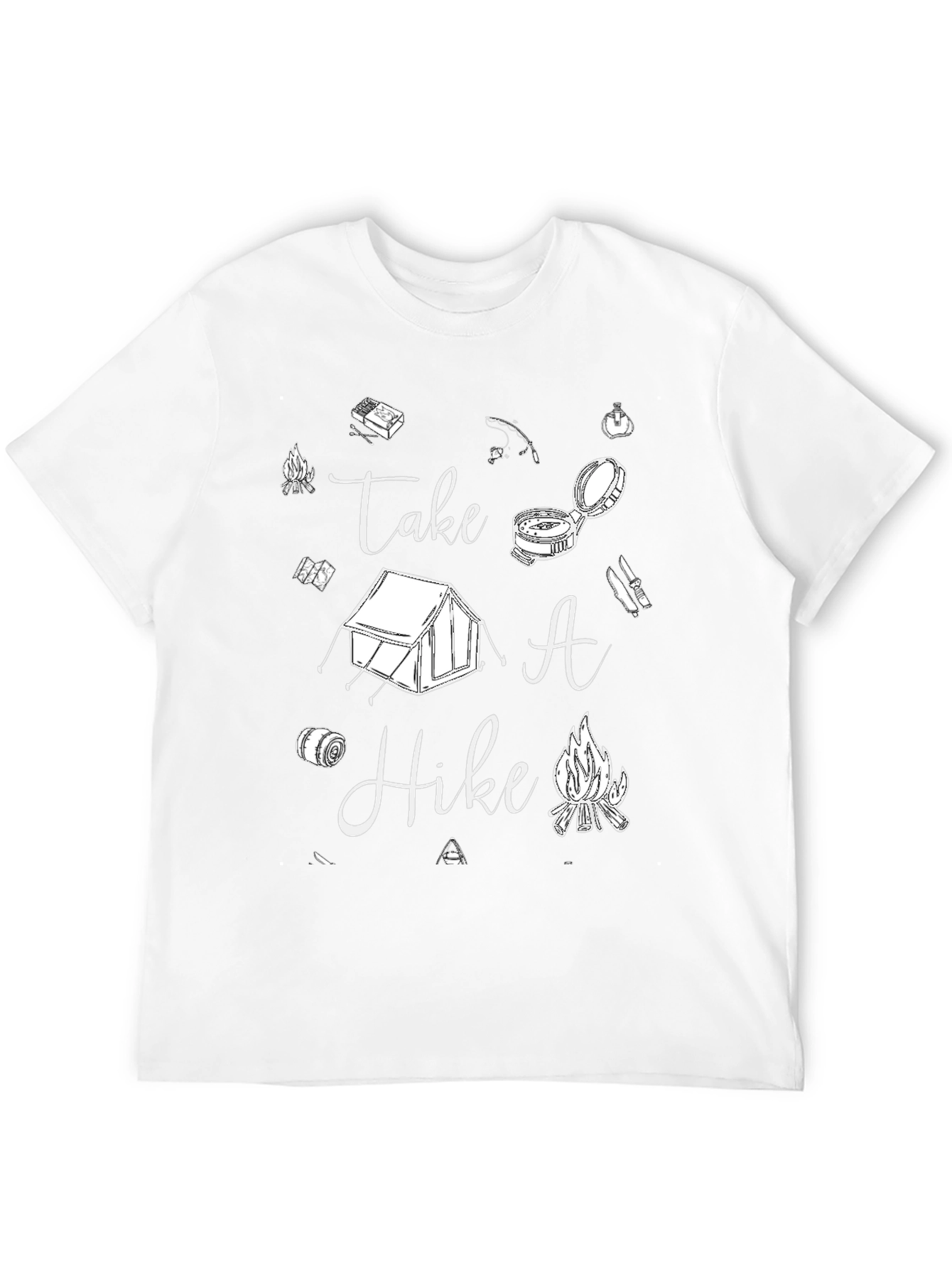 Take A Hike Graphic Tee - Camping Lovers T-Shirt