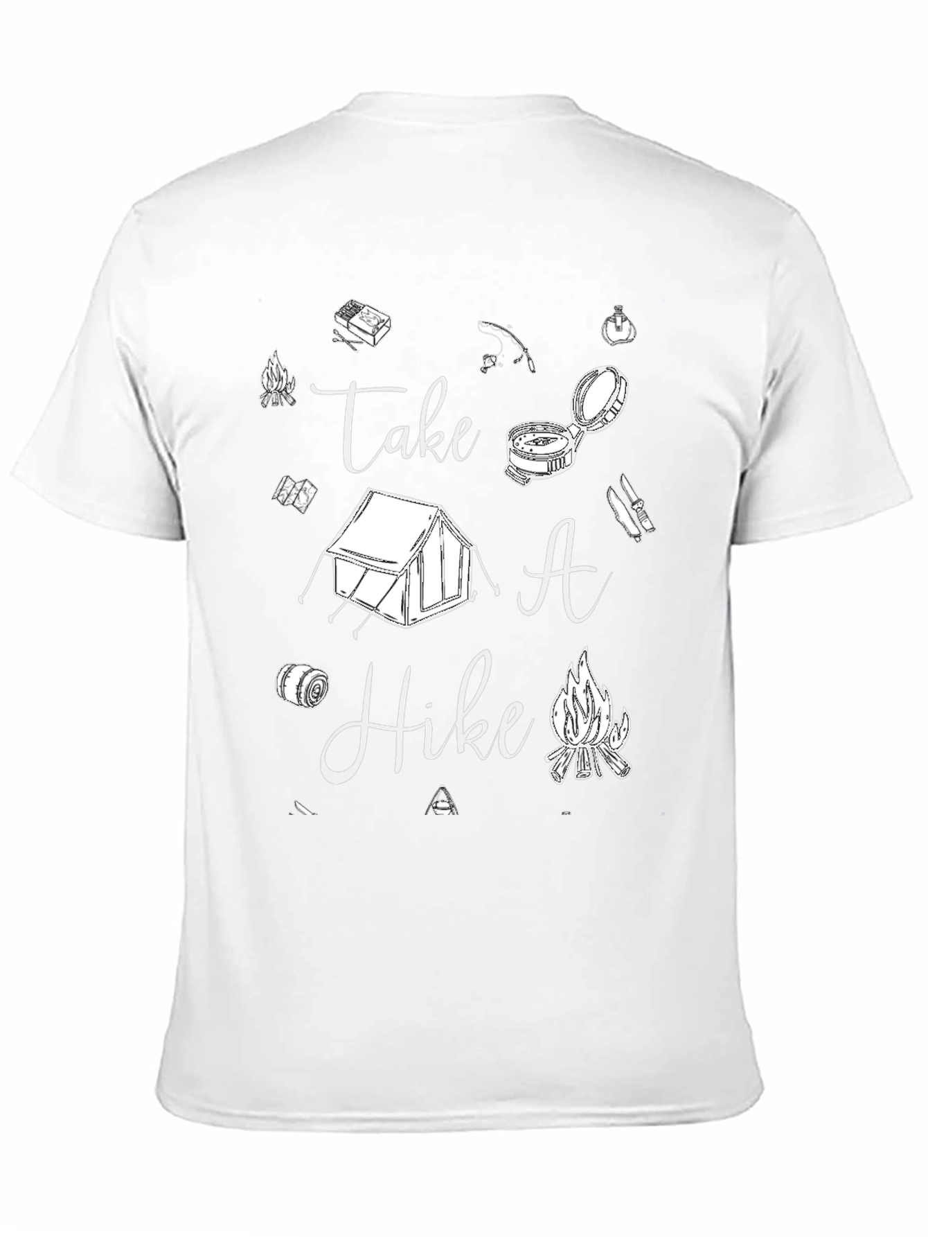 Take A Hike Graphic Tee - Camping Lovers T-Shirt