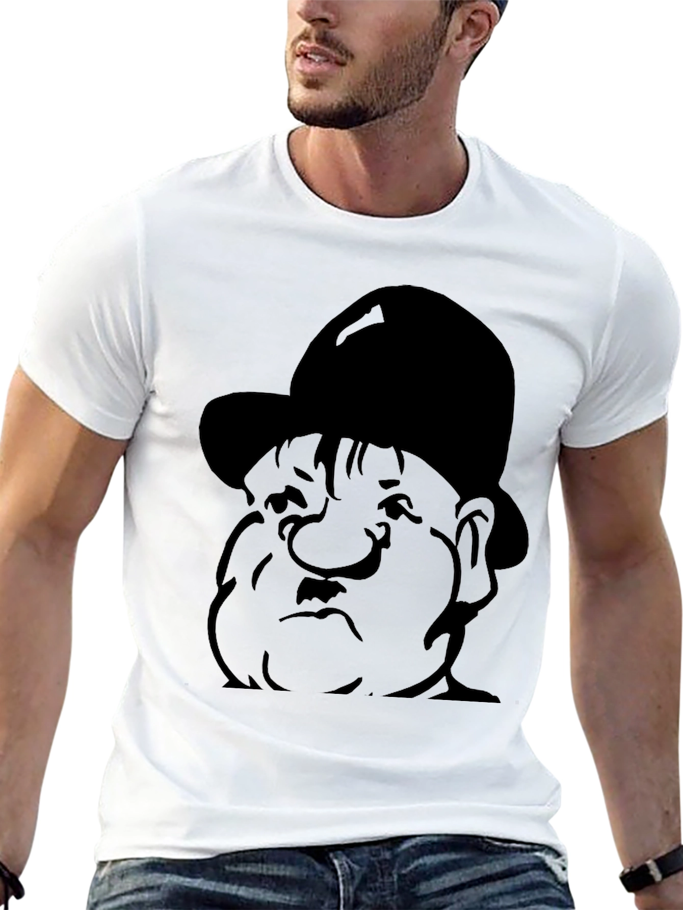 Black Curly Howard T-Shirt