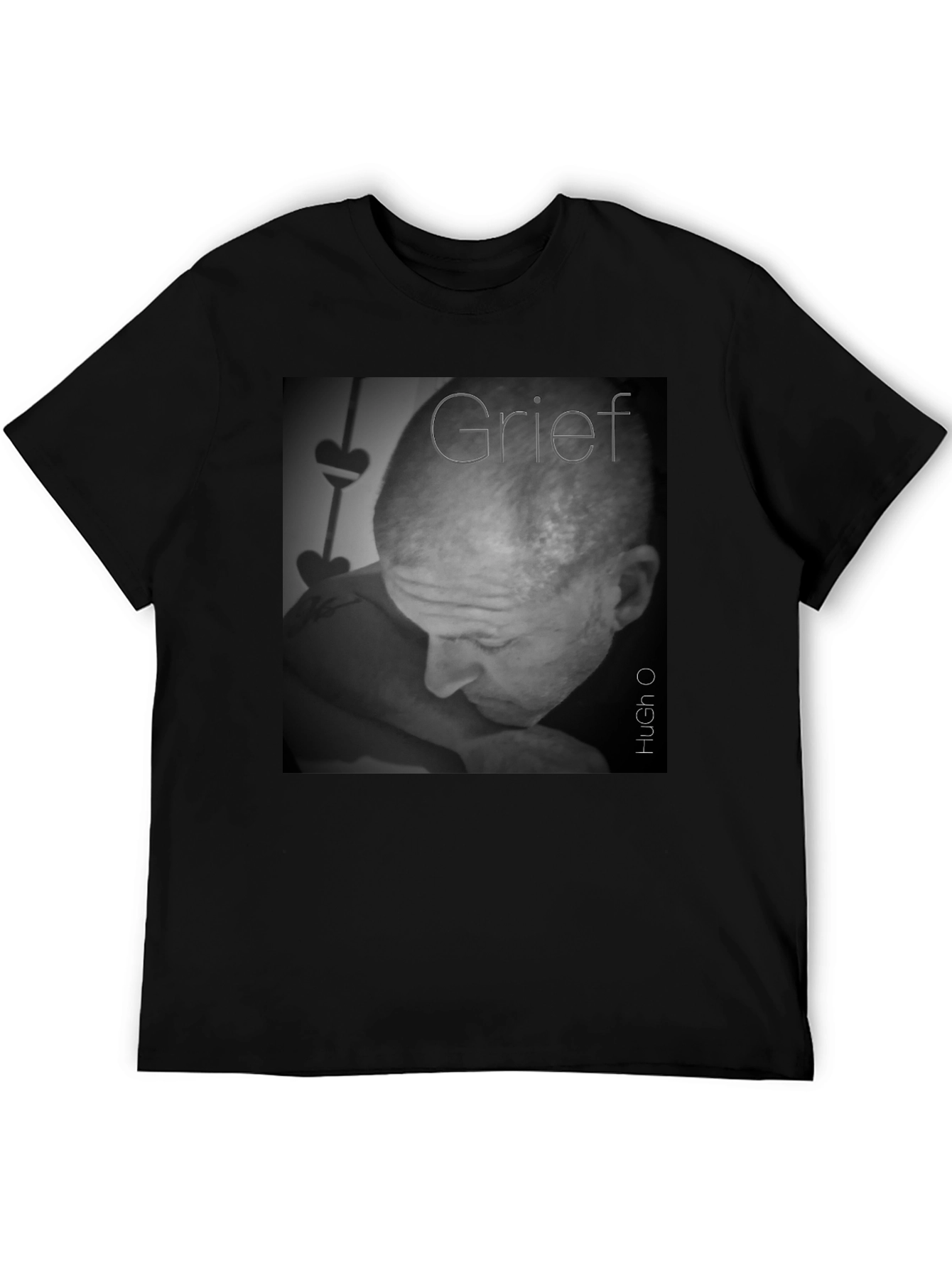 Grief T-Shirt - Black Soft Cotton Graphic Tee