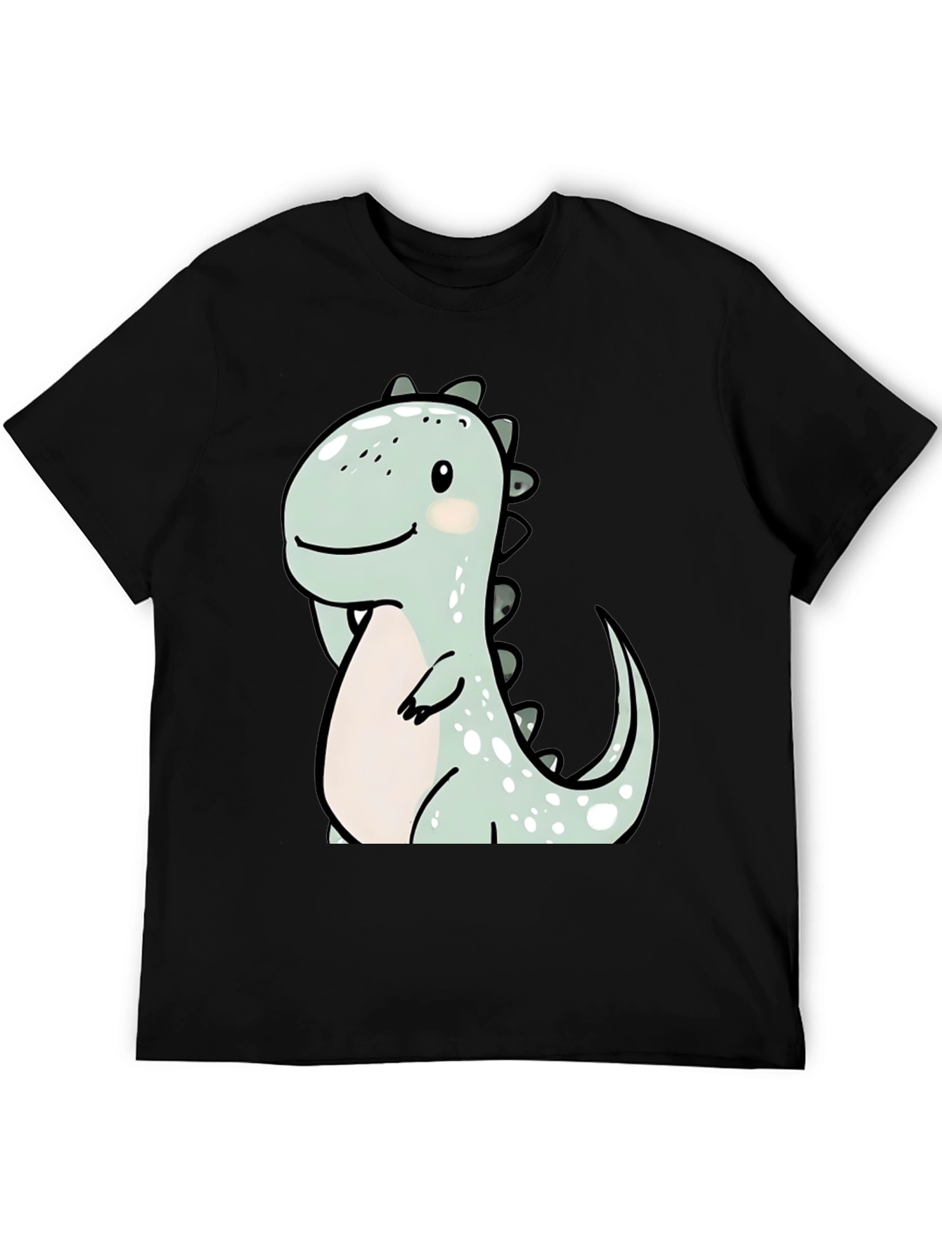 Cute Cartoon Dinosaur Graphic Tee