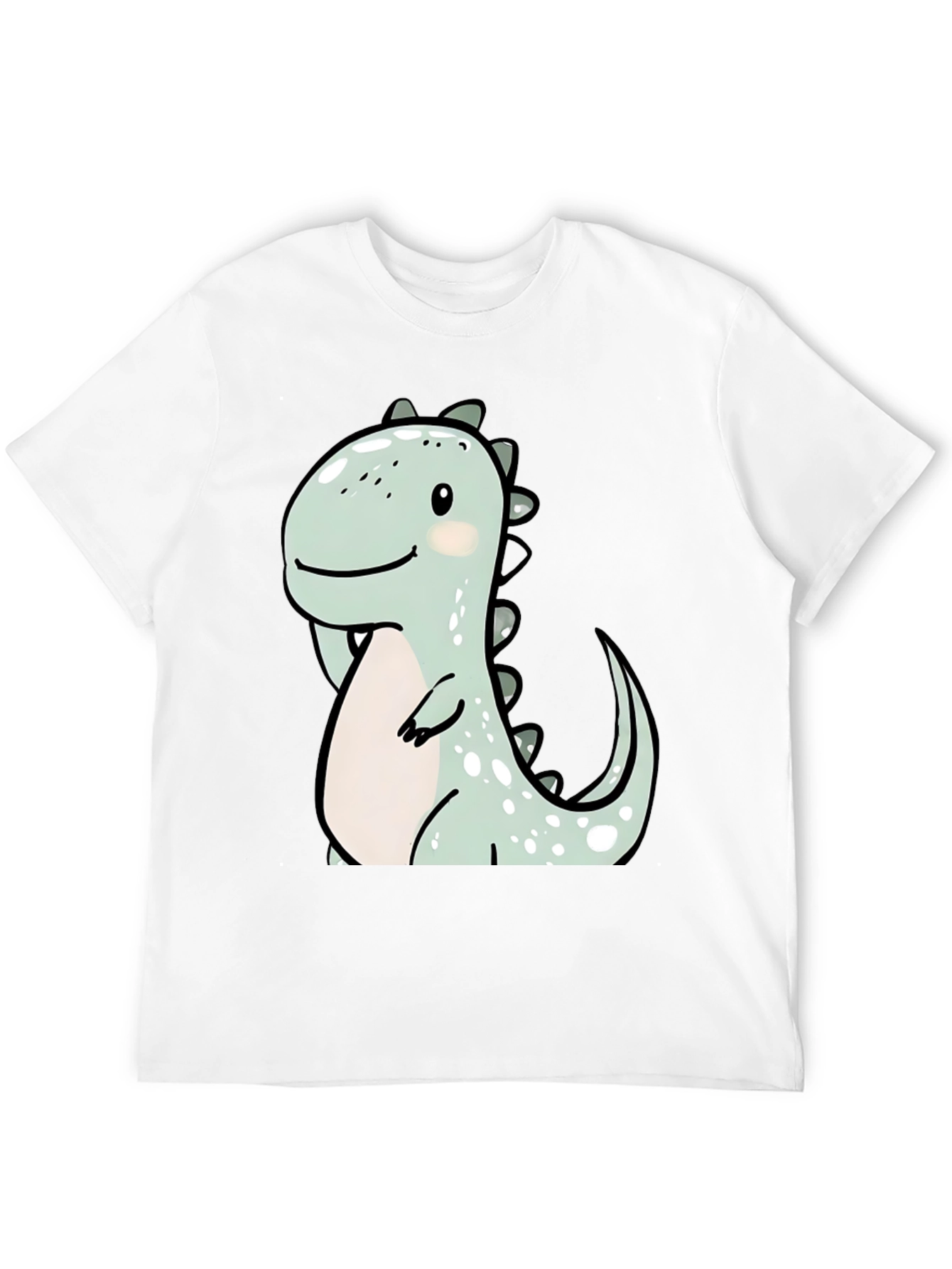Cute Cartoon Dinosaur Graphic Tee
