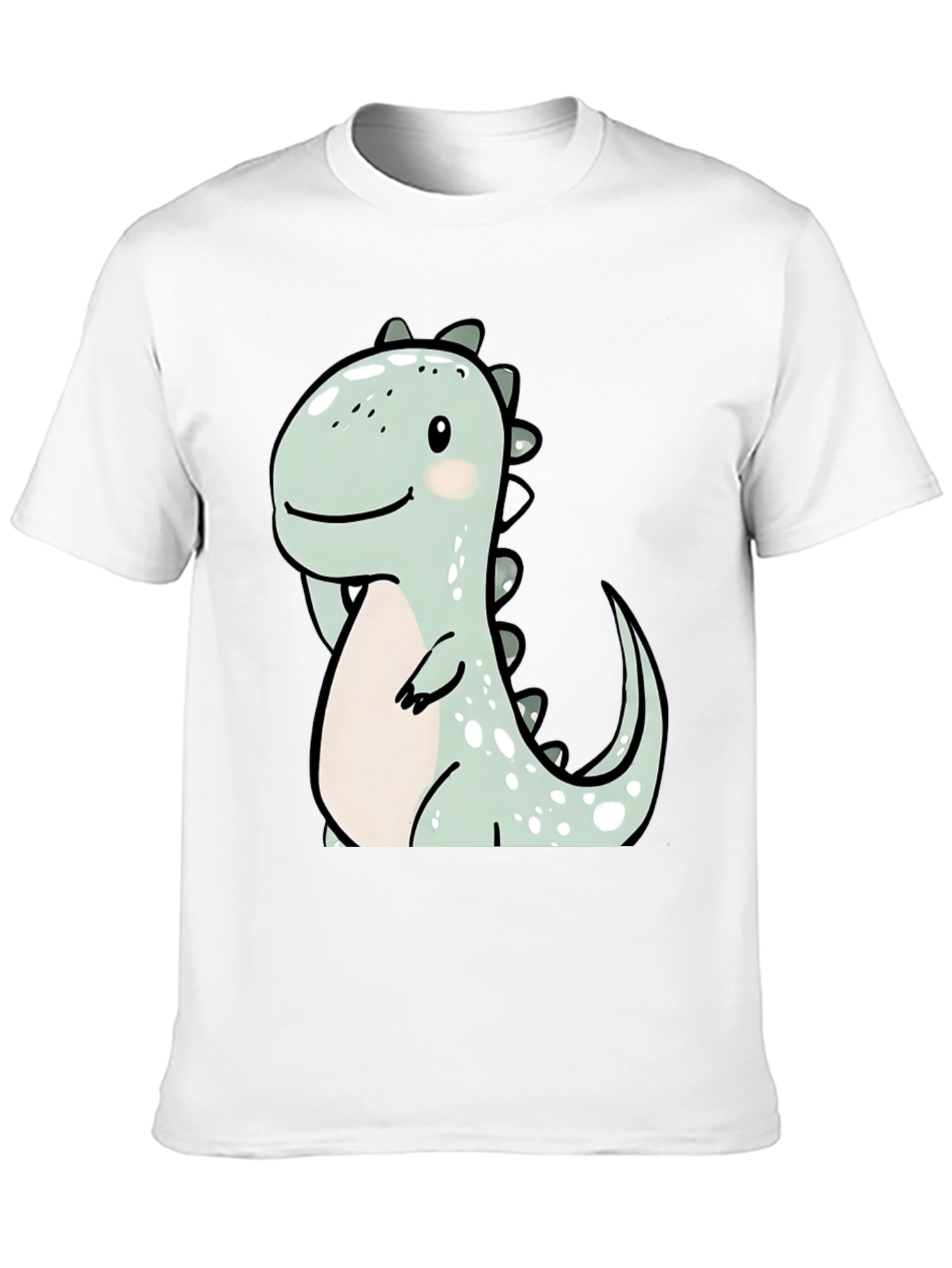 Cute Cartoon Dinosaur Graphic Tee