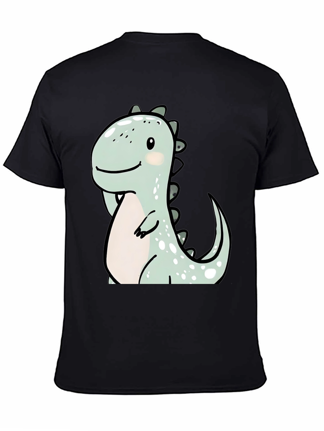 Cute Cartoon Dinosaur Graphic Tee