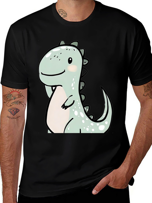 Cute Cartoon Dinosaur Graphic Tee