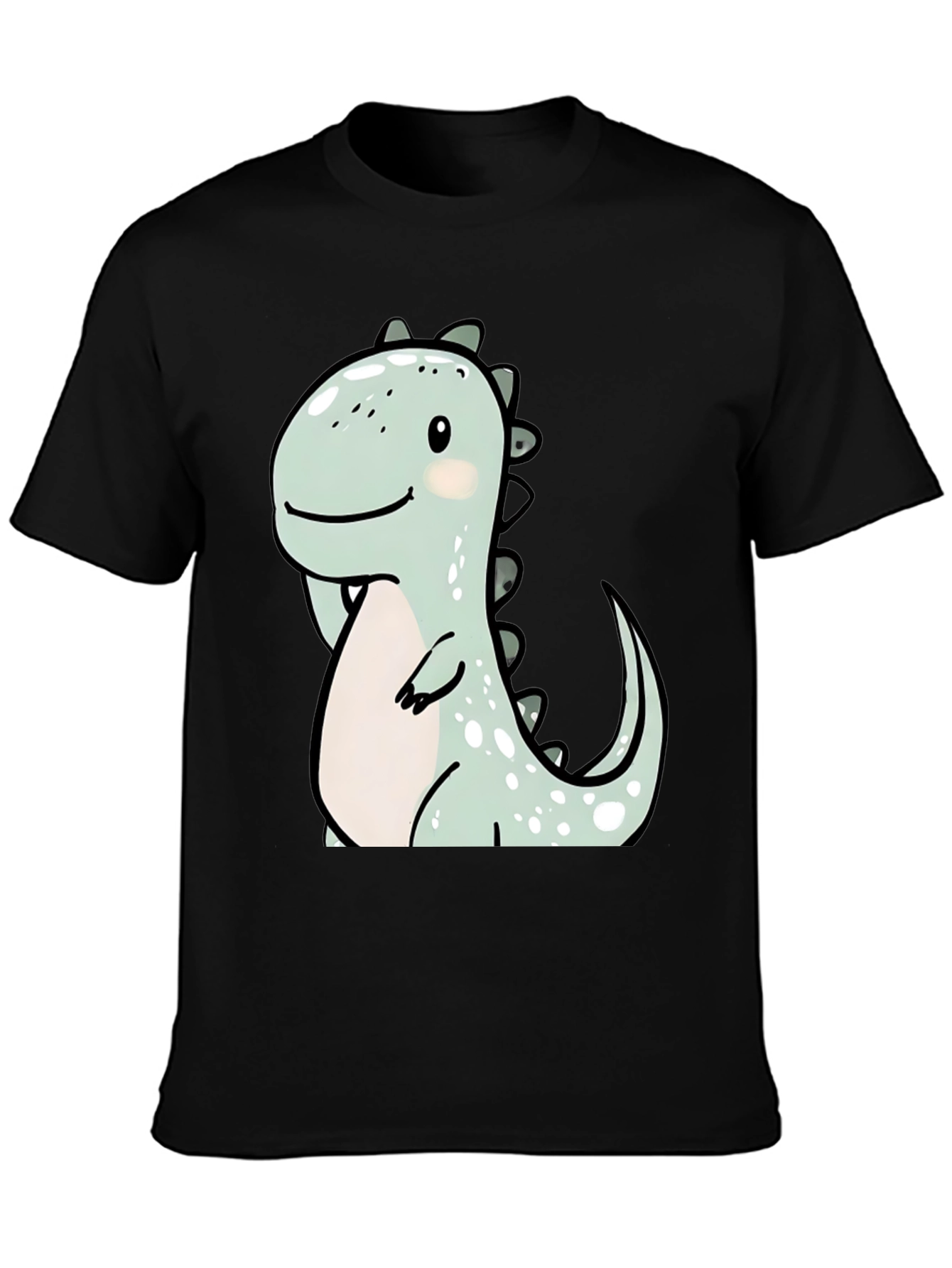 Cute Cartoon Dinosaur Graphic Tee