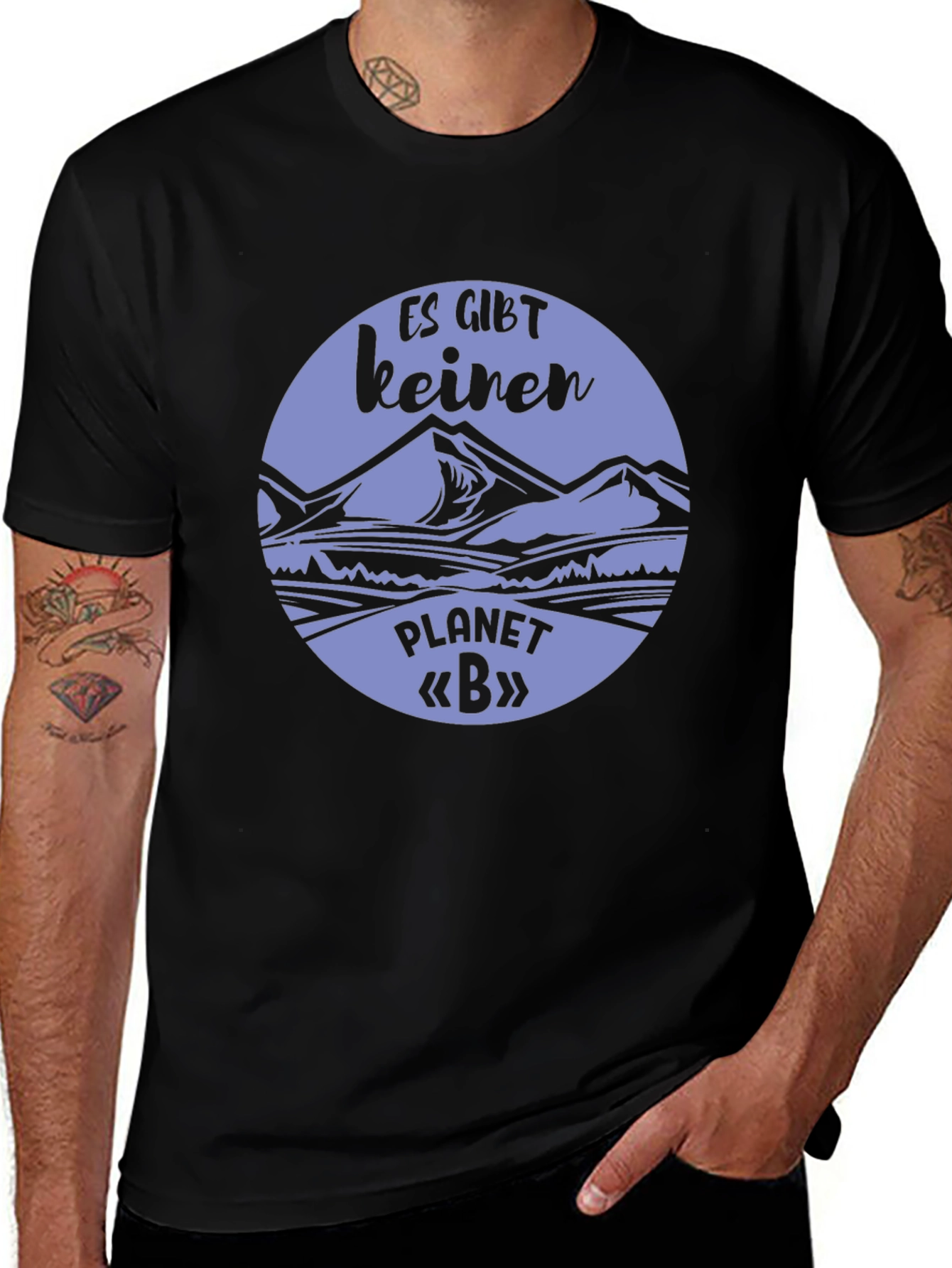 No Planet B Graphic Tee - Earth Conservation T-Shirt