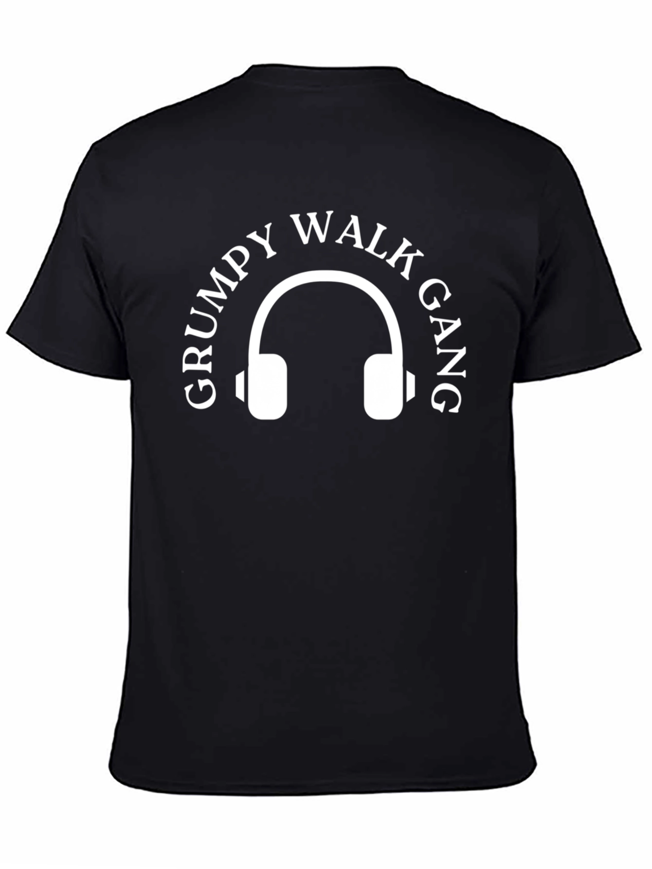 Grumpy Walk Gang Headphones Graphic Tee