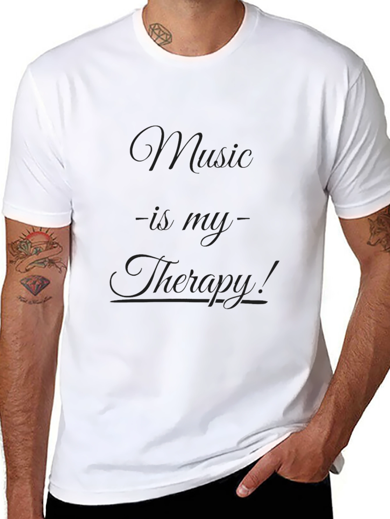 Music is My Therapy T-Shirt