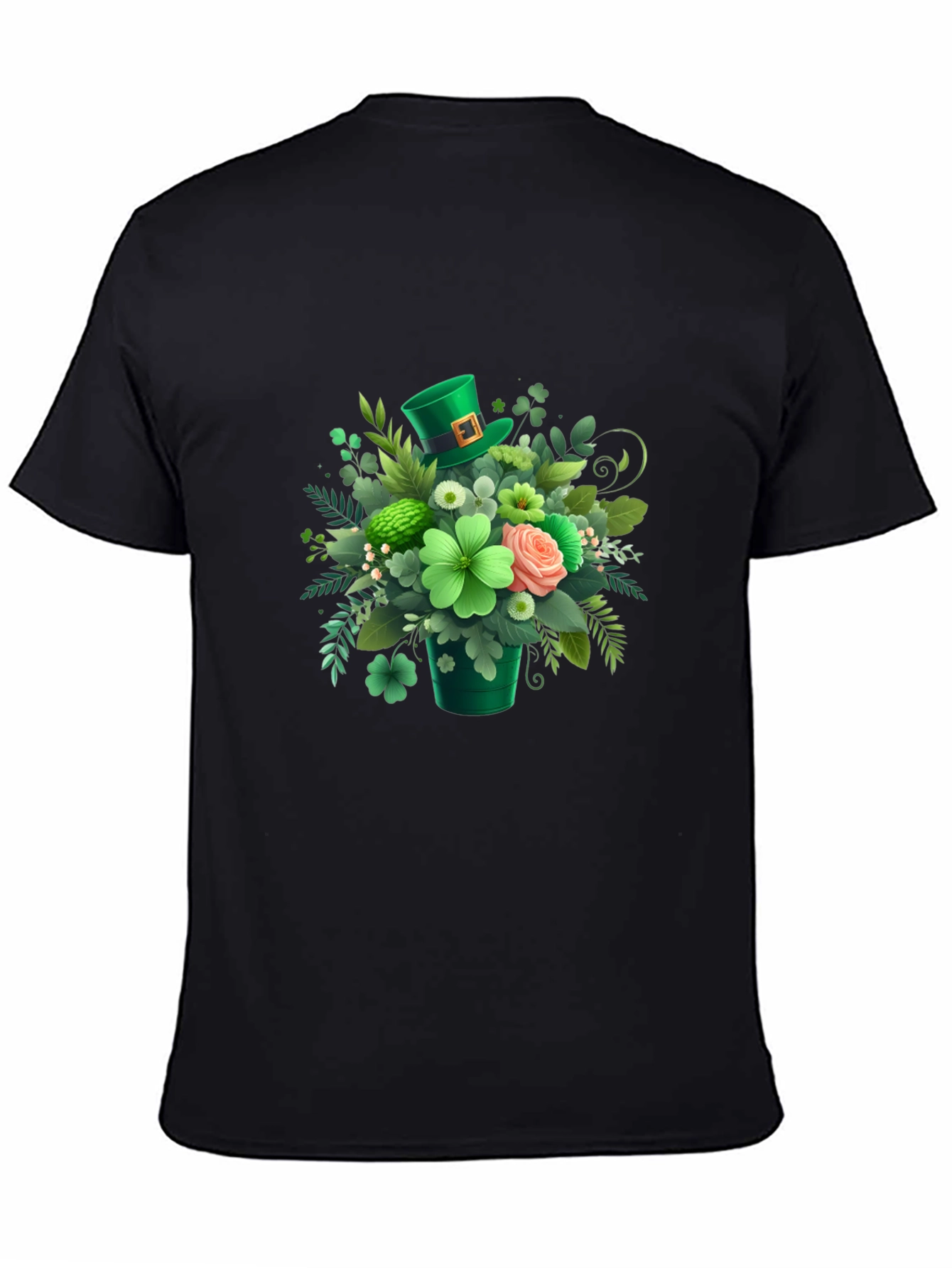 St. Patricks Day Floral Graphic T-Shirt