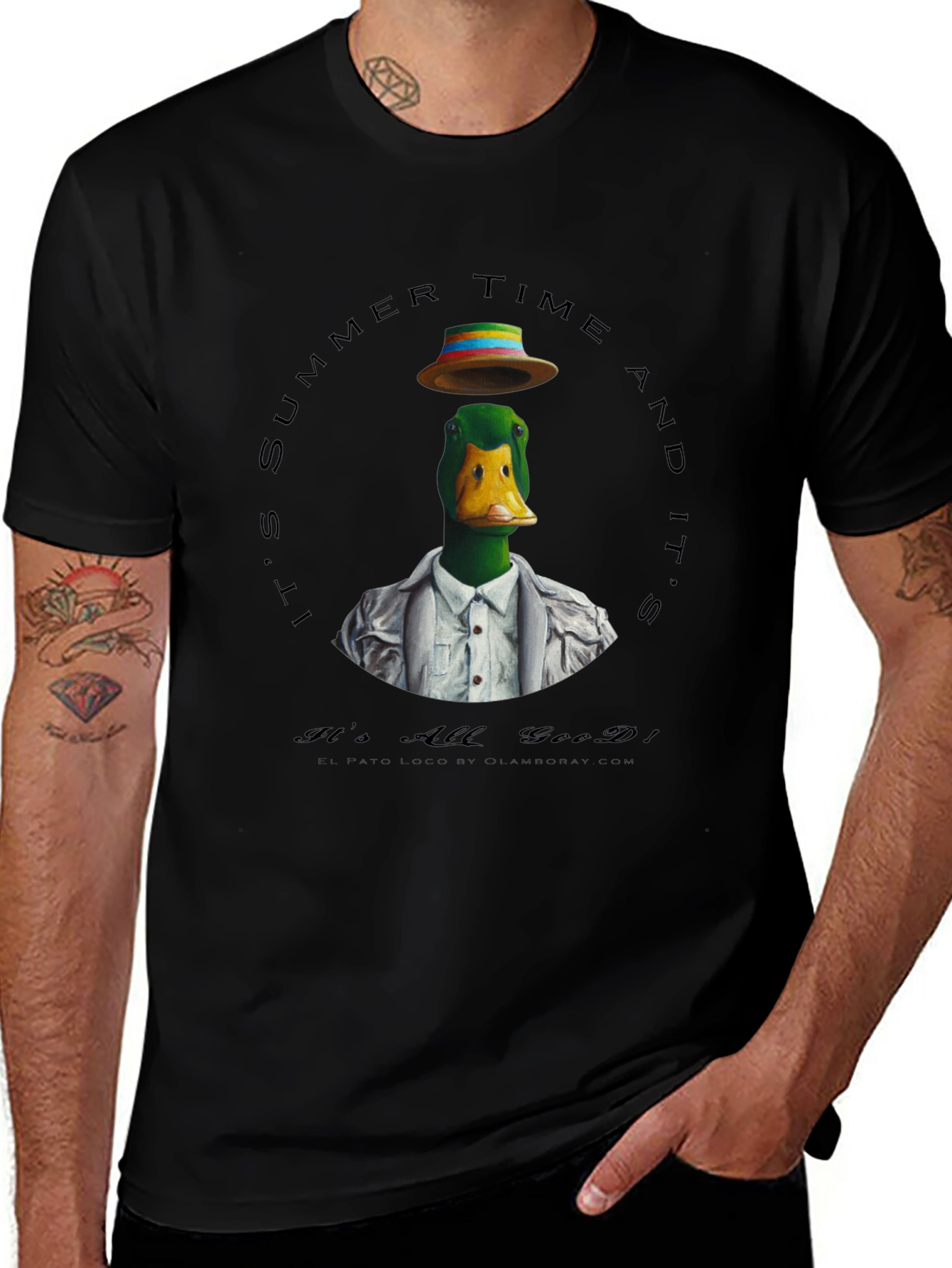 Summer Duck Graphic T-Shirt