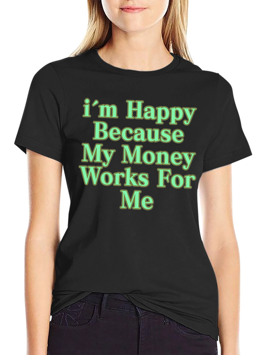 Happy Money Black T-Shirt