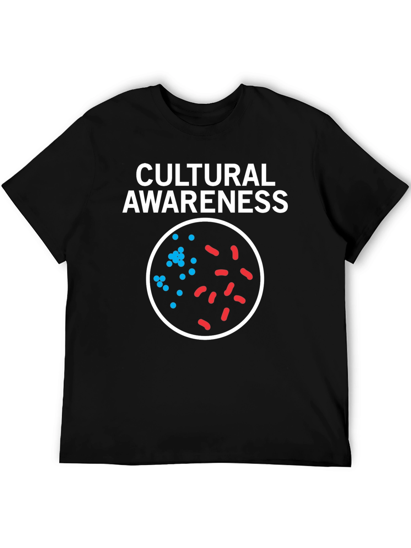 Cultural Awareness T-Shirt - Bacteria Design