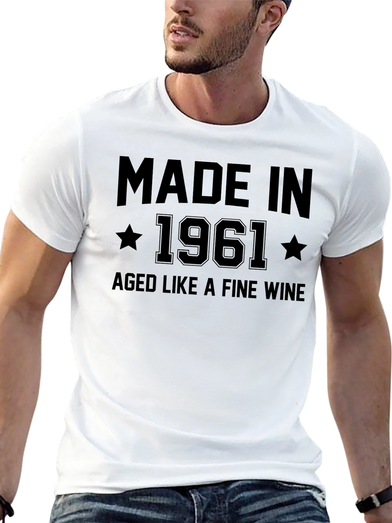 Made in 1961 Aged Like Fine Wine Graphic Tee