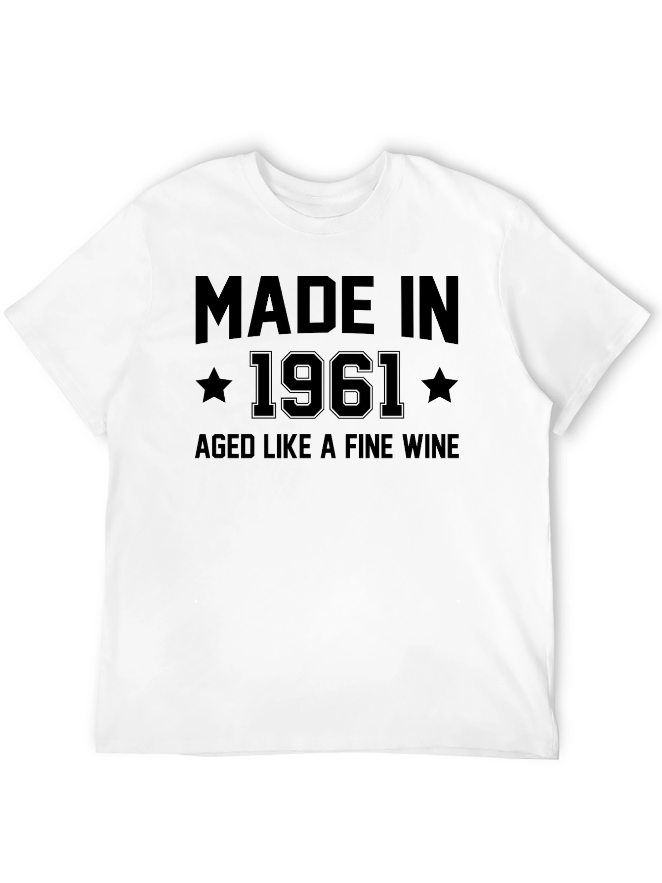 Made in 1961 Aged Like Fine Wine Graphic Tee