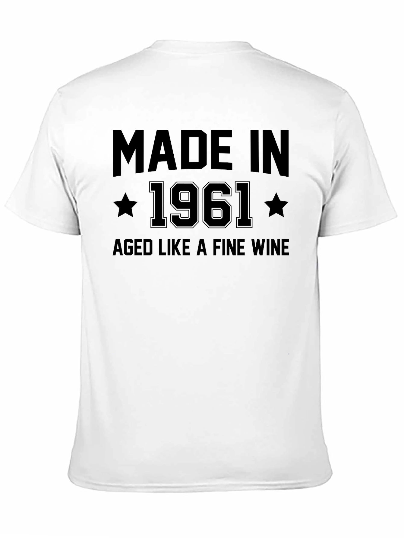 Made in 1961 Aged Like Fine Wine Graphic Tee