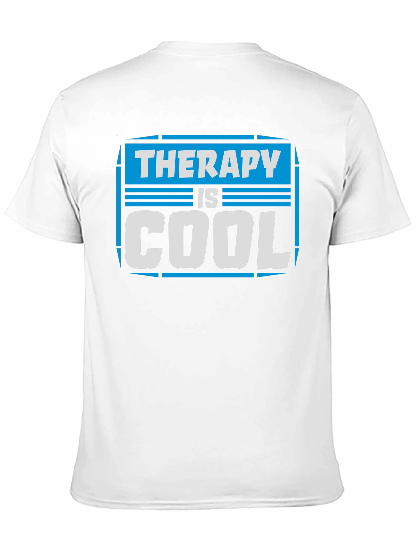 Therapy Is Cool Graphic Tee - Unisex Black T-Shirt