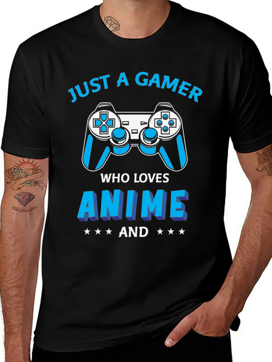 Just A Gamer Who Loves Anime T-Shirt