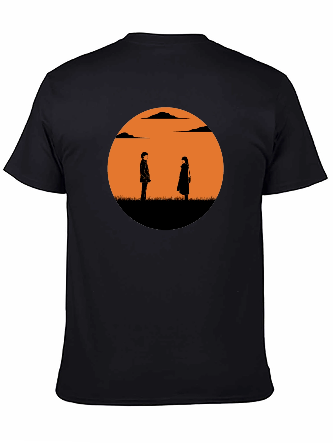 Sunset Silhouette Graphic Tee - Stylish Casual Wear