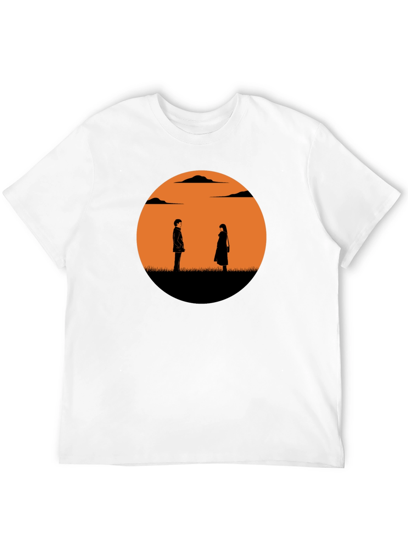 Sunset Silhouette Graphic Tee - Stylish Casual Wear