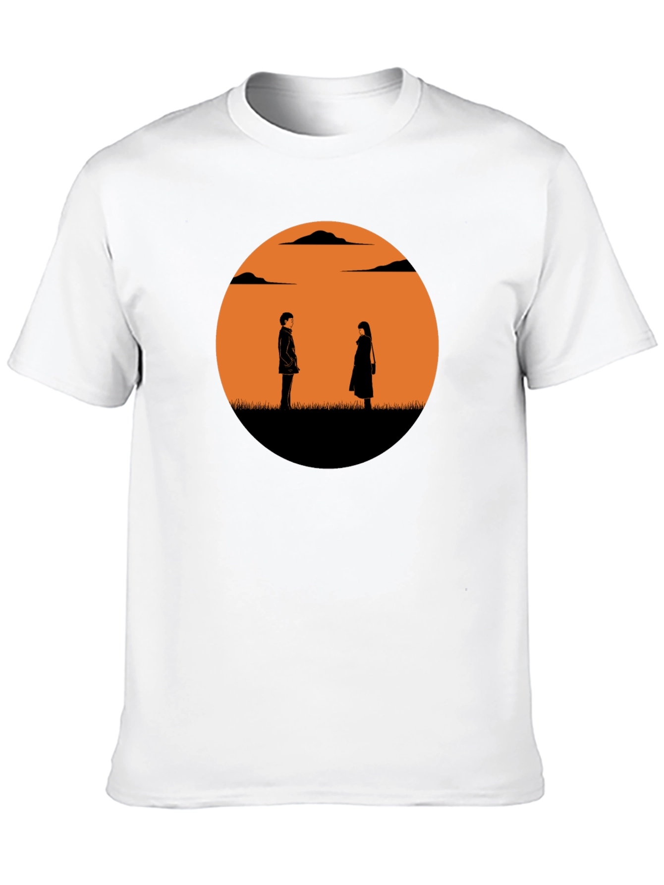 Sunset Silhouette Graphic Tee - Stylish Casual Wear