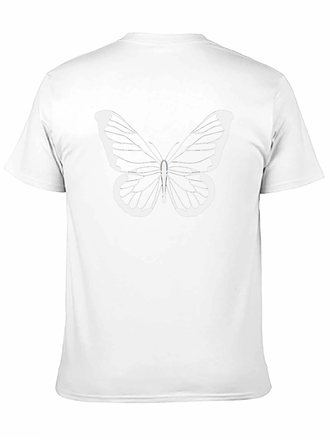 Black Butterfly Graphic Tee - Stylish Mens Casual Shirt