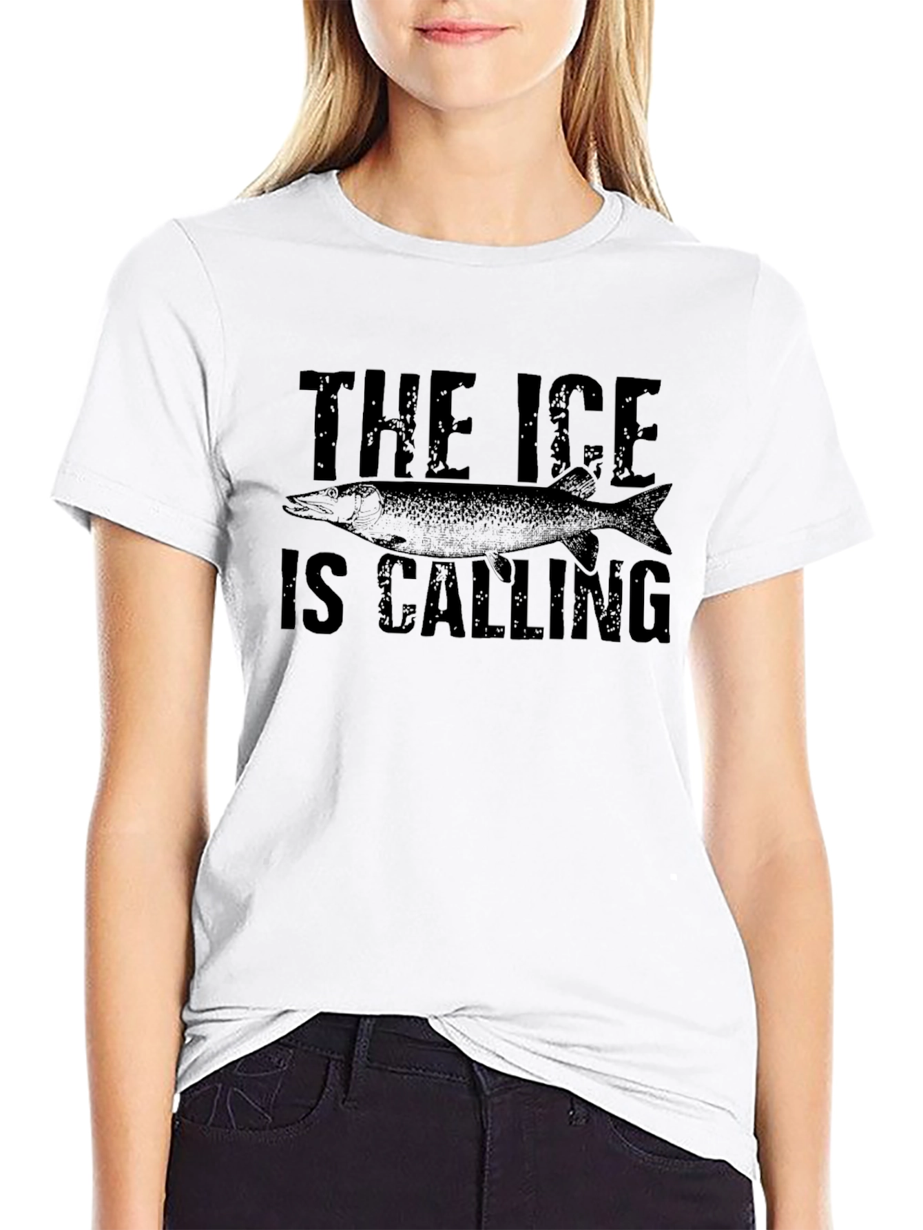 The Ice Is Calling - Fishing T-Shirt