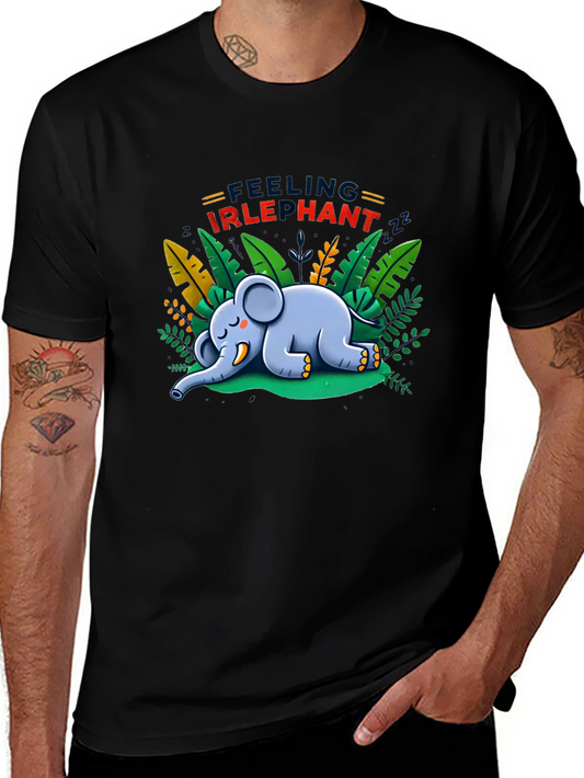 Feeling Irlephant T-Shirt - Cute Cartoon Elephant Design