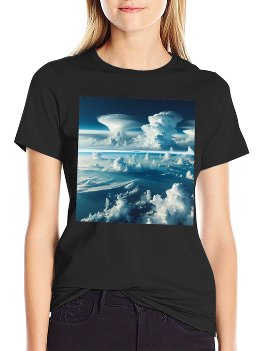 Cloudscape Graphic Tee - Unique Sky Print