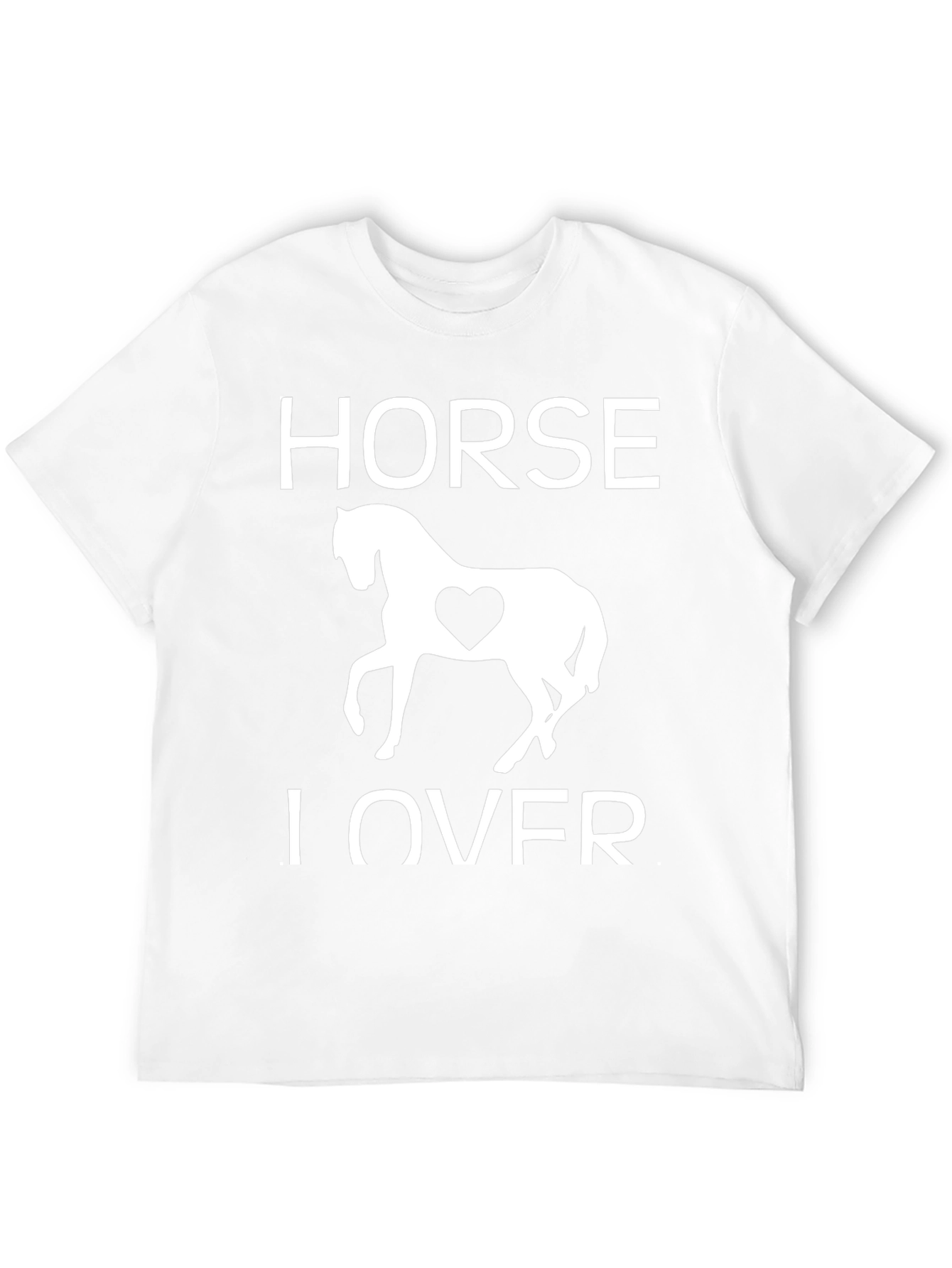 Horse Lover Graphic Tee - Black Cotton T-Shirt