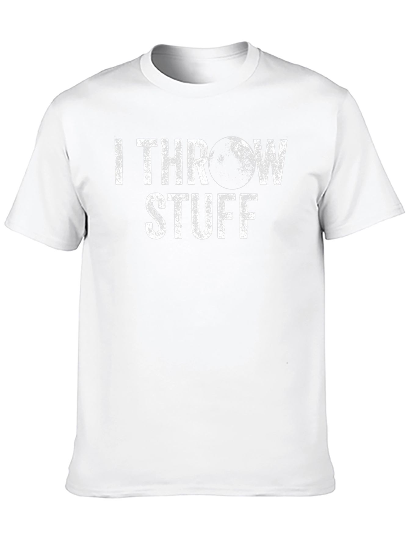 I Throw Stuff Graphic T-Shirt - Novelty Design