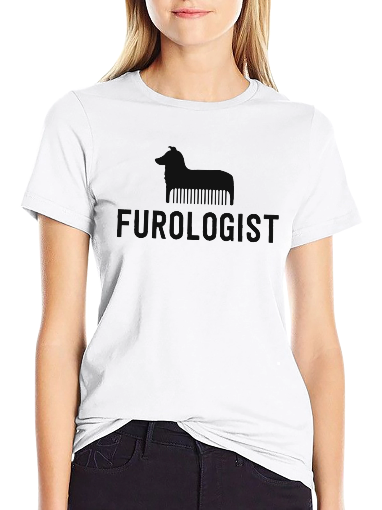 Furologist Dog Lover Black T-Shirt