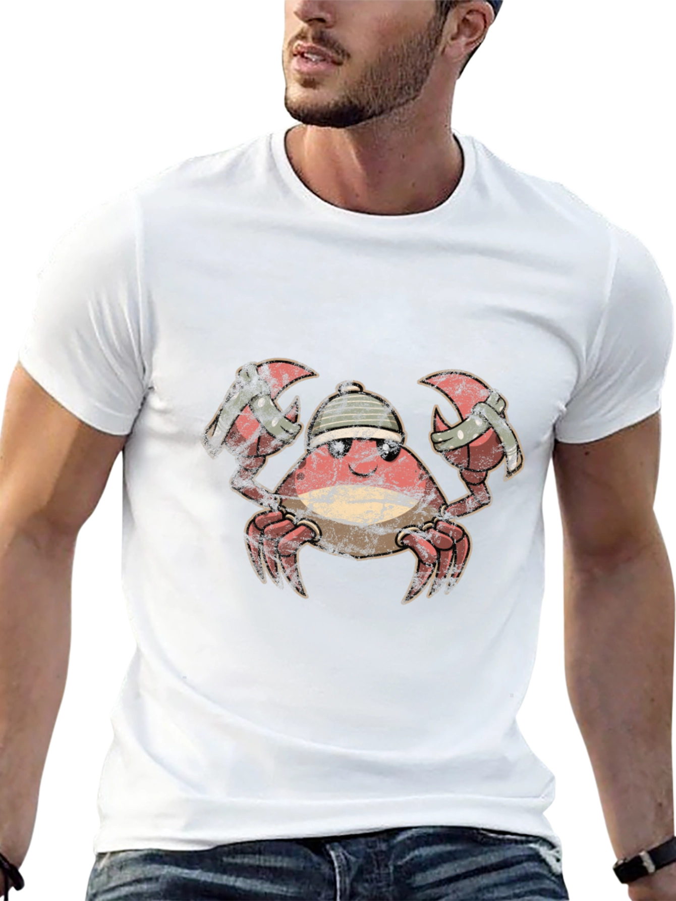 Crab Cartoon T-Shirt
