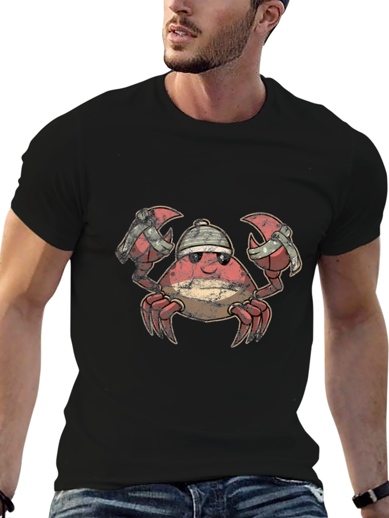 Crab Cartoon T-Shirt
