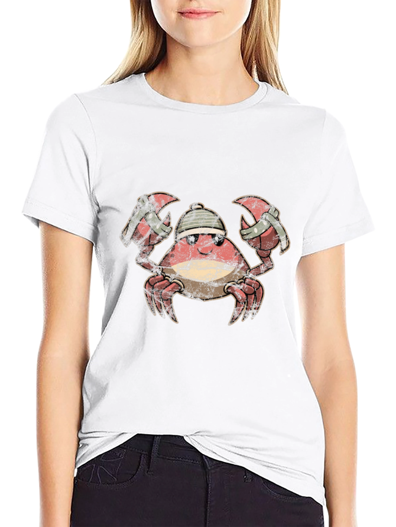 Crab Cartoon T-Shirt