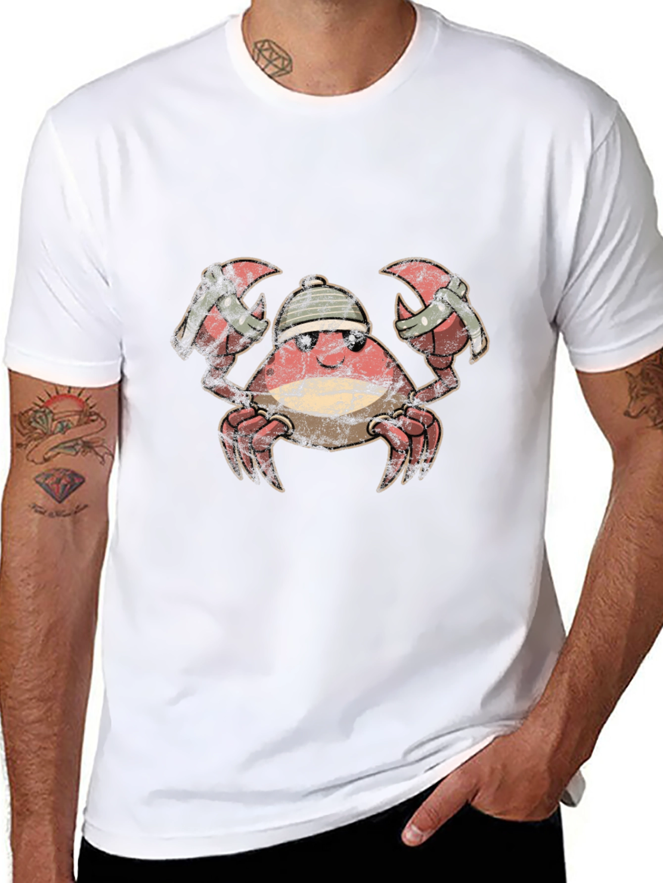 Crab Cartoon T-Shirt