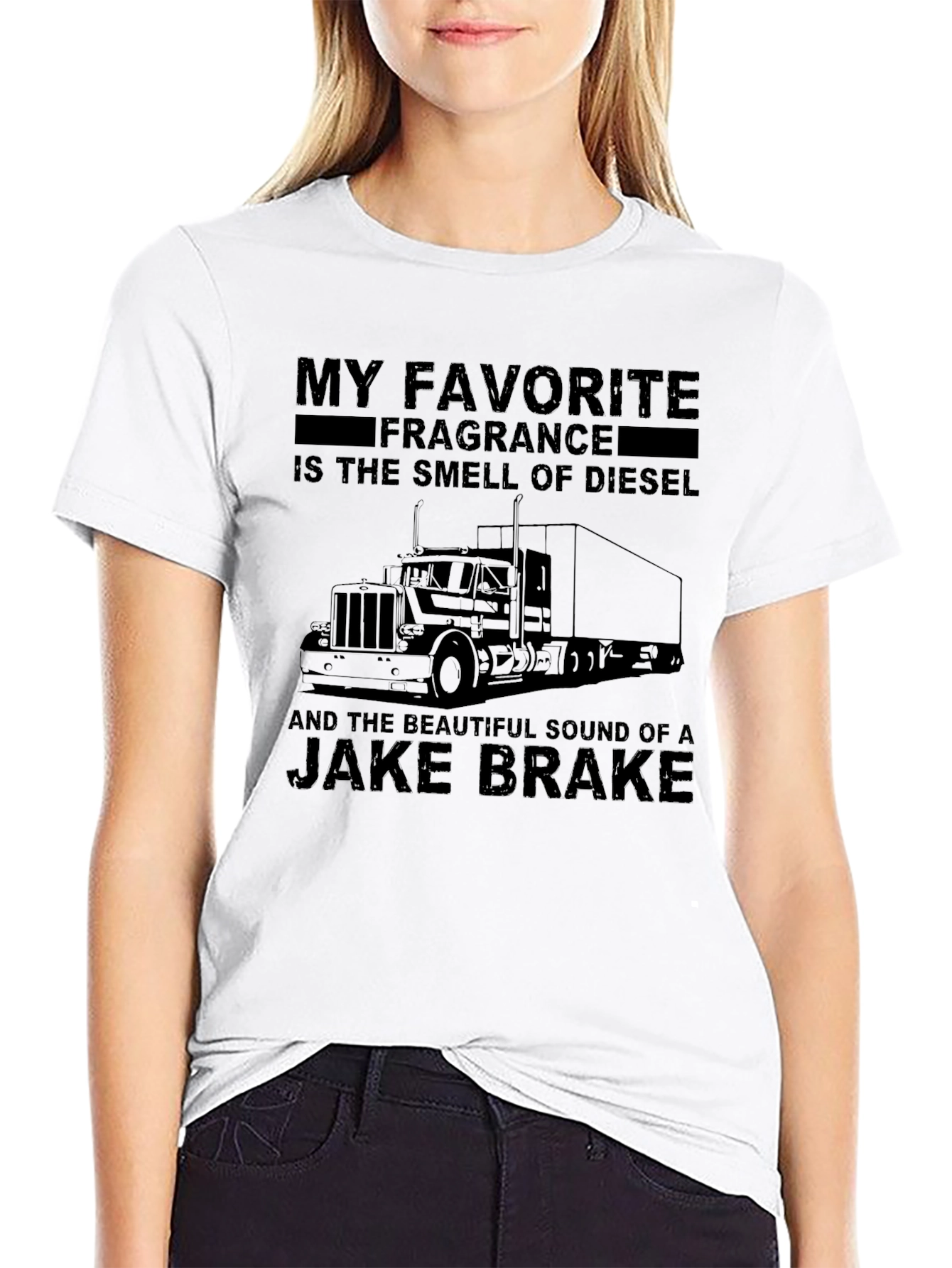 Diesel Smell Jake Brake T-Shirt - Trucker Gift