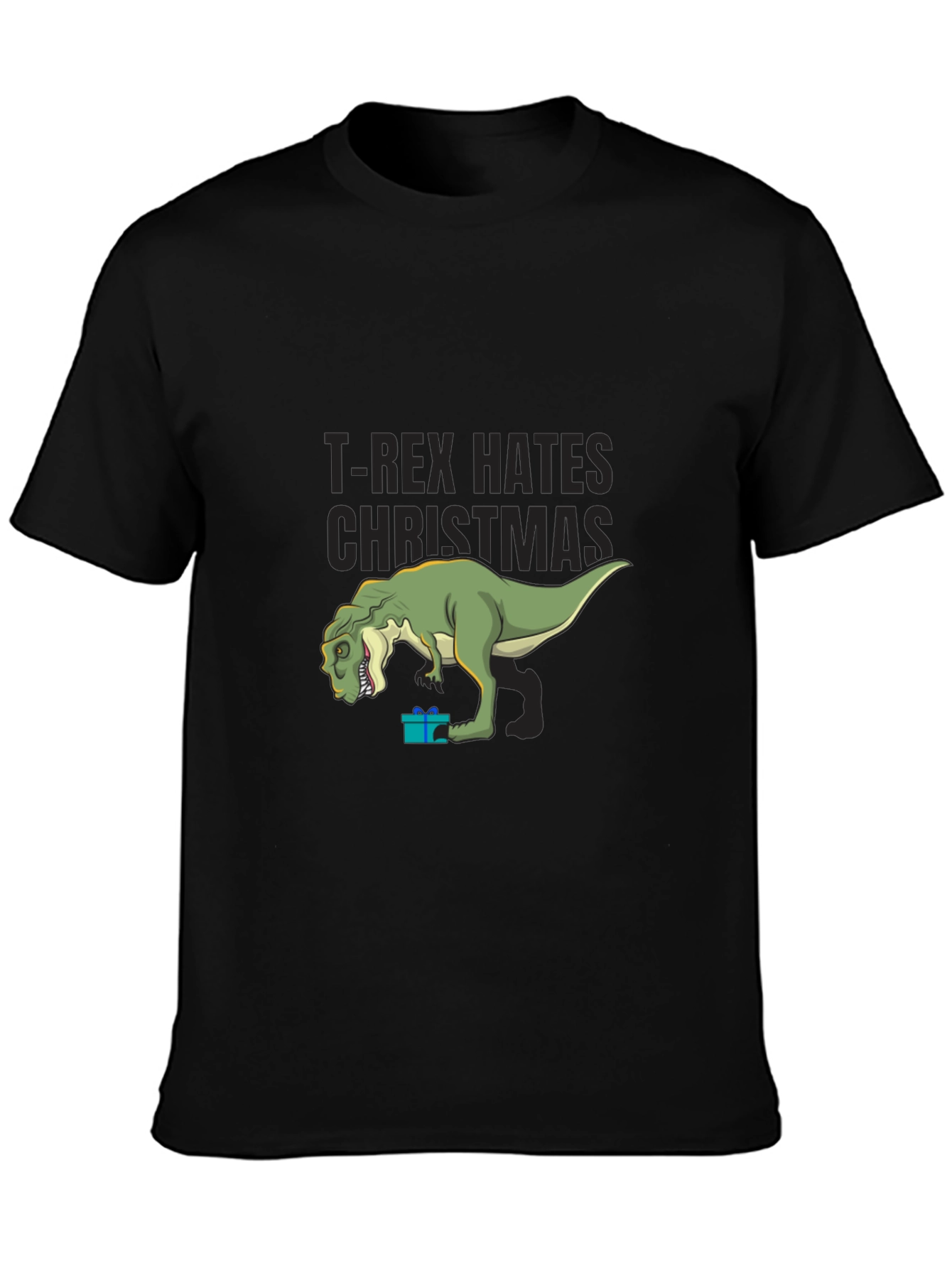 T-Rex Hates Christmas T-Shirt - Funny Dino Holiday Tee