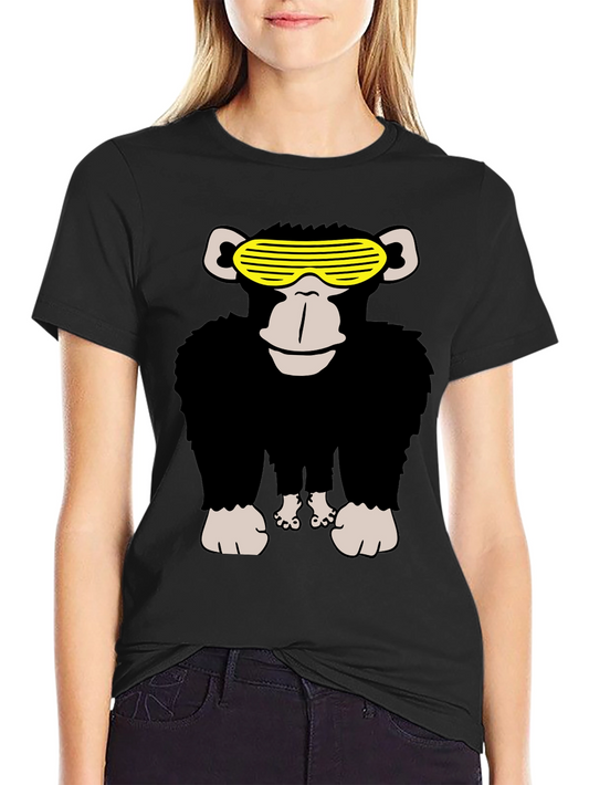 Cool Monkey Graphic Tee - Mens Black T-Shirt