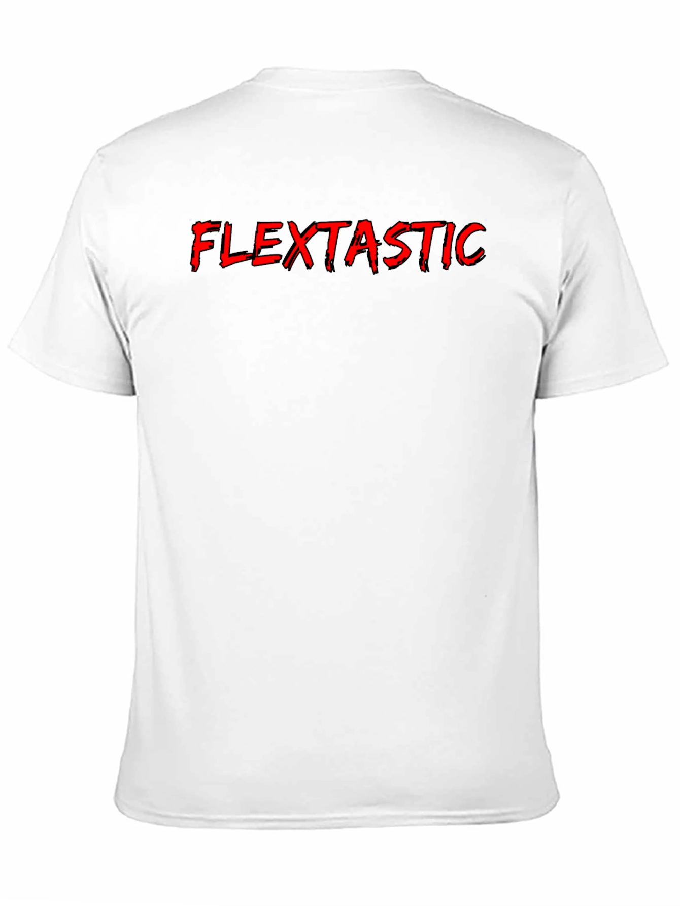 Flextastic Graphic Print Mens Black T-Shirt